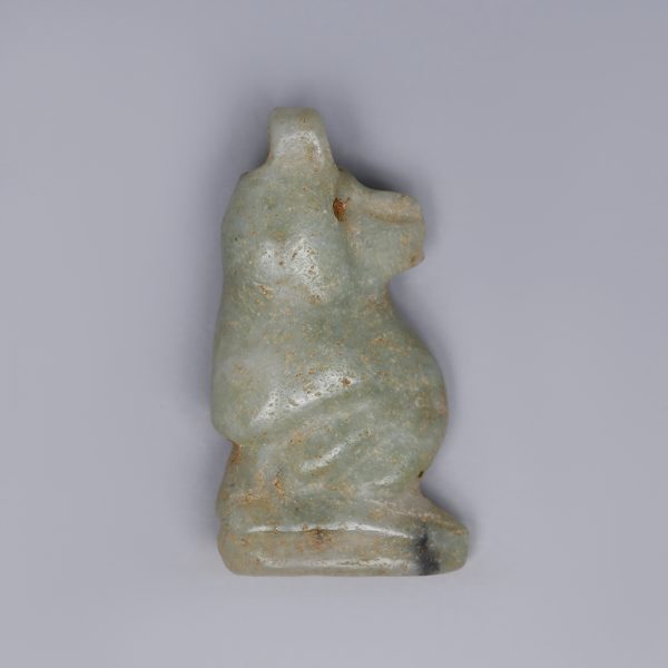 Ancient Egyptian Amulet of Thoth as a Baboon
