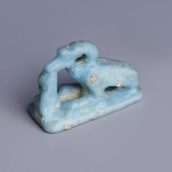 Egyptian Faience Amulet of Thoth as Ibis