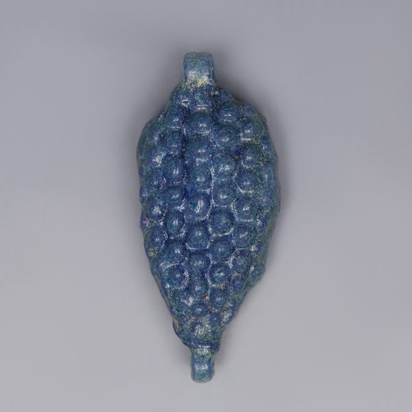 Egyptian Faience Grape Amulet