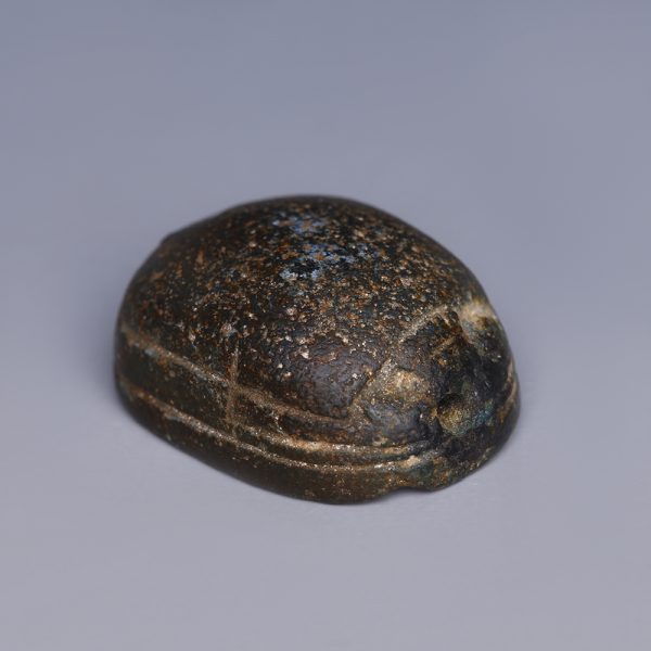 Ancient Egyptian Hardstone Hyksos Scarab Amulet