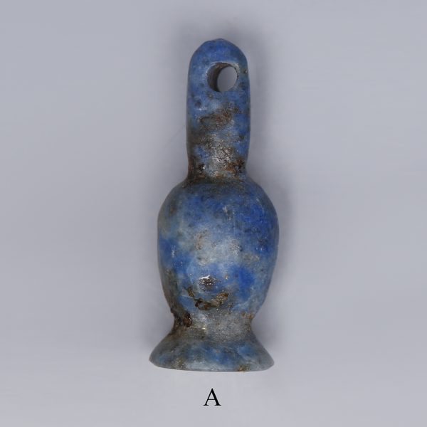 egyptian lapiz lazuli poppy amulet A