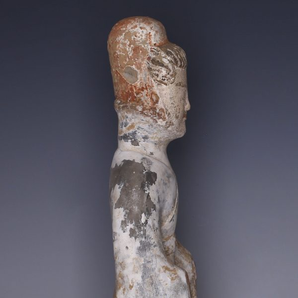 Pair of Han Dynasty Female Court Ladies