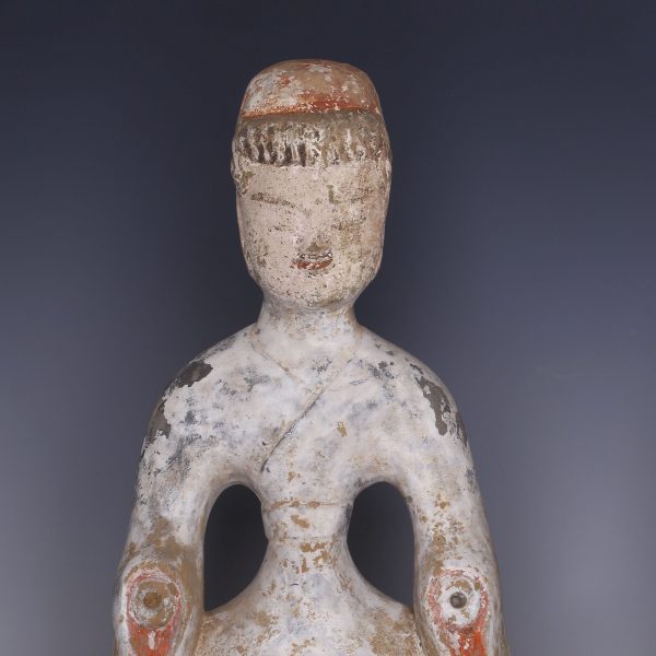 Pair of Han Dynasty Female Court Ladies