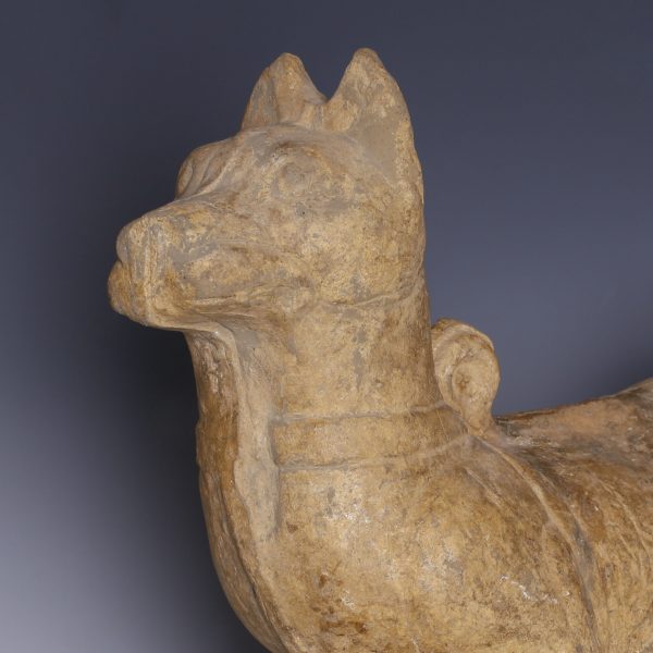 Han Dynasty Mingqi Dog Statuette