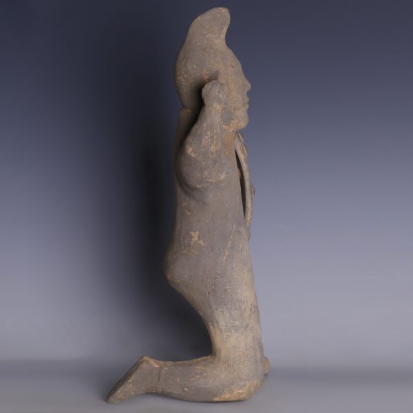 Han Dynasty Warrior Figure with Shield