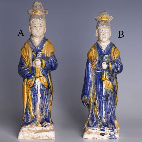 Selection of Ming Dynasty Glazed Attendants
