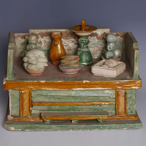 Ming Dynasty Altar Table with Offerings