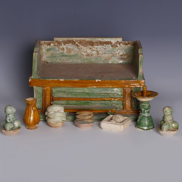 Ming Dynasty Altar Table with Offerings