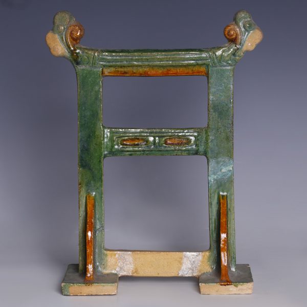Ming Dynasty Sancai Miniature Architectural Gate