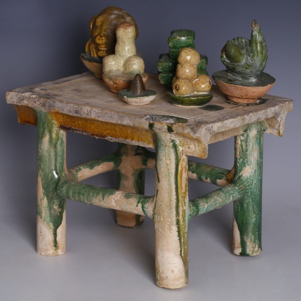 Sancai Glazed Ming Dynasty Offerings Table