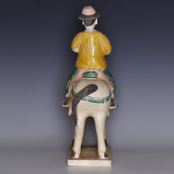 Sancai Glazed Ming Dynasty Horseman