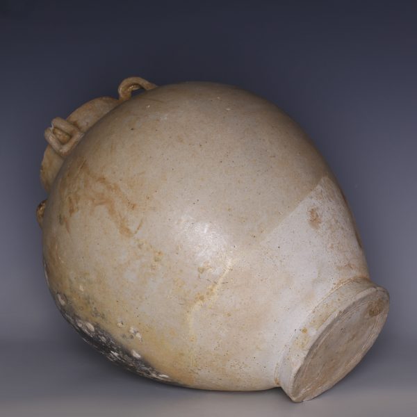 Chinese Tang Dynasty Ash Glazed Wan Nian Jar