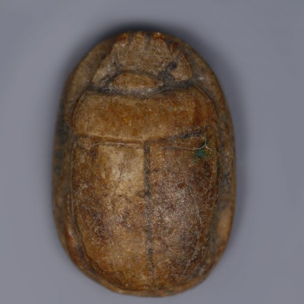 Canaanite Steatite Scarab of Hathor