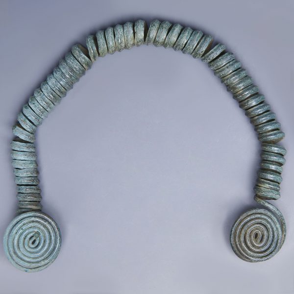 Bronze Age Coiled Jewel with Spirals