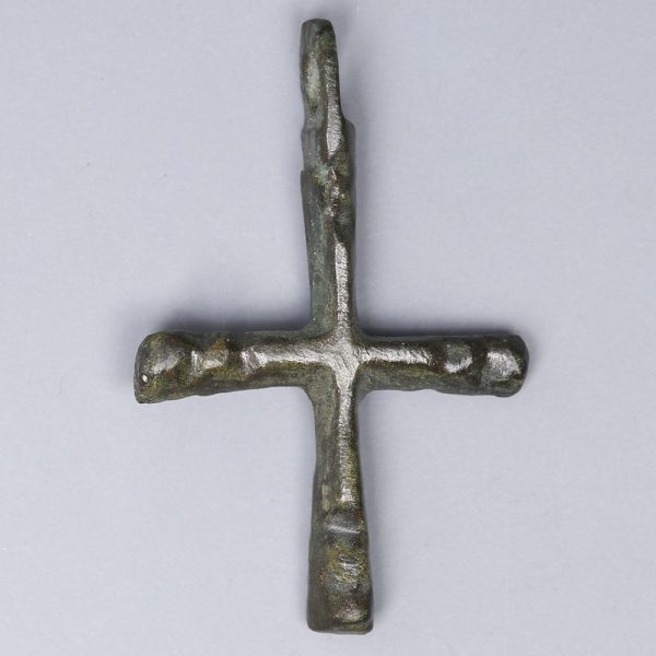 Late Roman-Early Byzantine Bronze Cross Pendant