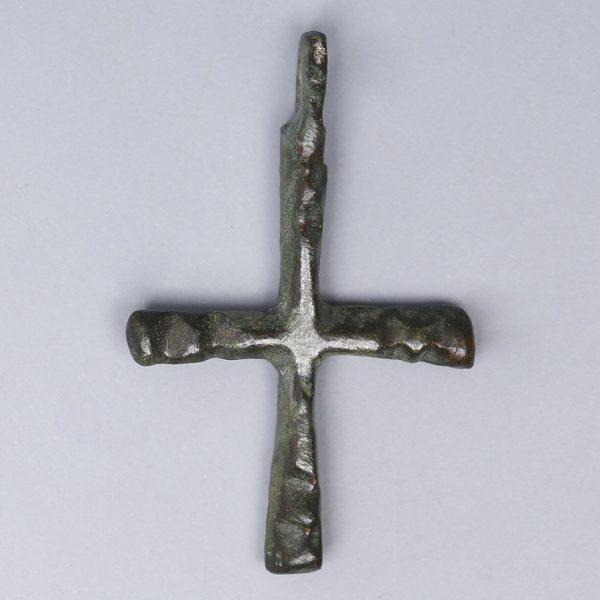 Late Roman-Early Byzantine Bronze Cross Pendant