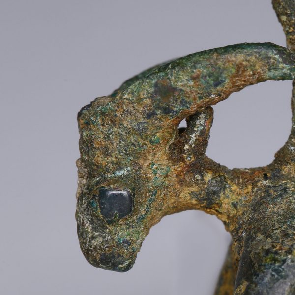 Luristan Bronze Pendant with Ibexes’ Heads