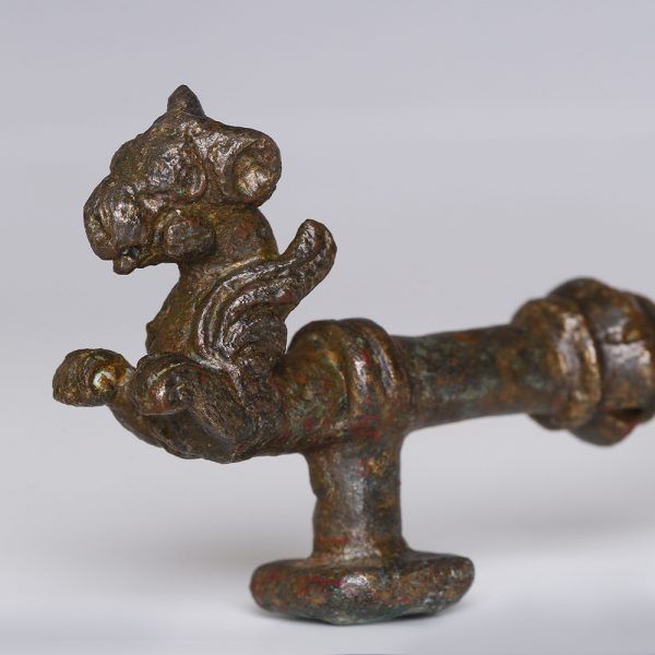 Near Eastern Mirror Handle with Griffins