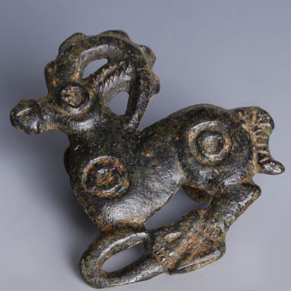 Ordos Civilisation Belt Buckle in the Shape of an Ibex