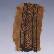Coptic Textile Strip with Geometric Motifs