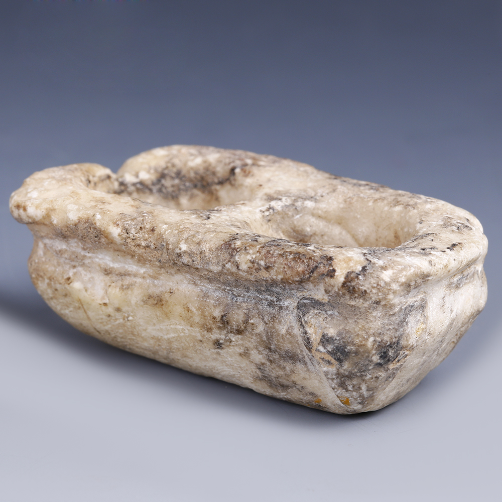 Early Dynastic Alabaster Cosmetic Container Early Dynastic Alabaster Cosmetic Container