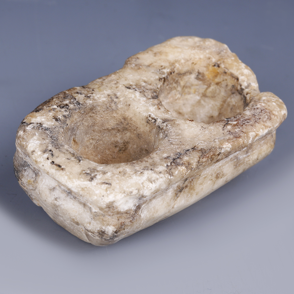 Early Dynastic Alabaster Cosmetic Container Early Dynastic Alabaster Cosmetic Container