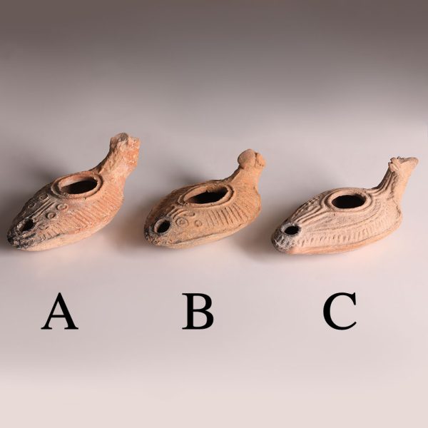Selection of Byzantine Oil Lamps