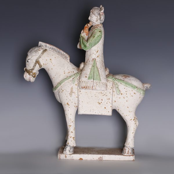 Sui Dynasty-Tang Dynasty Statuette of a Female Horse Rider