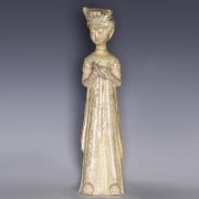 Tang Glazed Figurine of Court Lady
