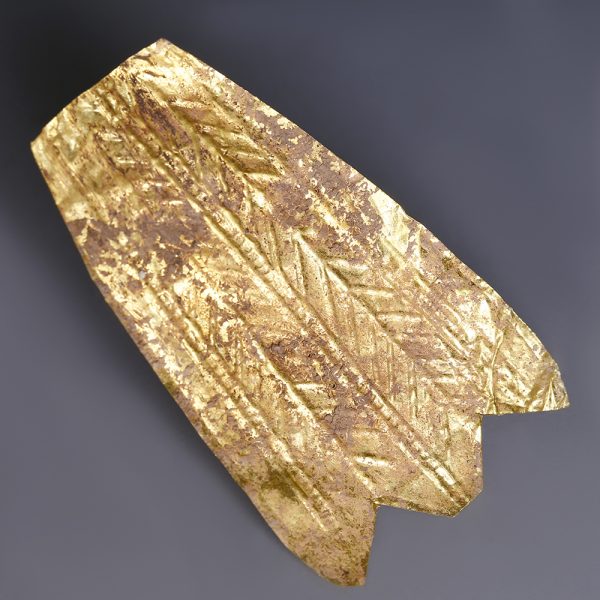 Hellenistic Gold Fine Repousse Leaf