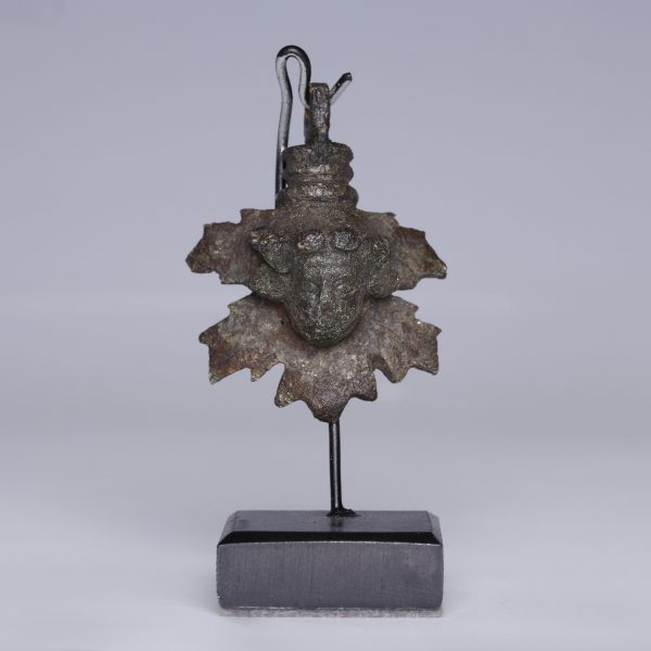 Roman Bronze Pendant with Bacchus