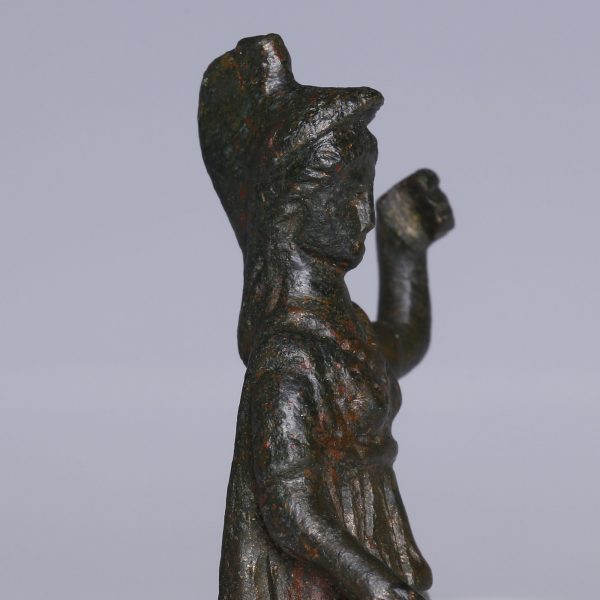 Roman Bronze Statuette of Minerva