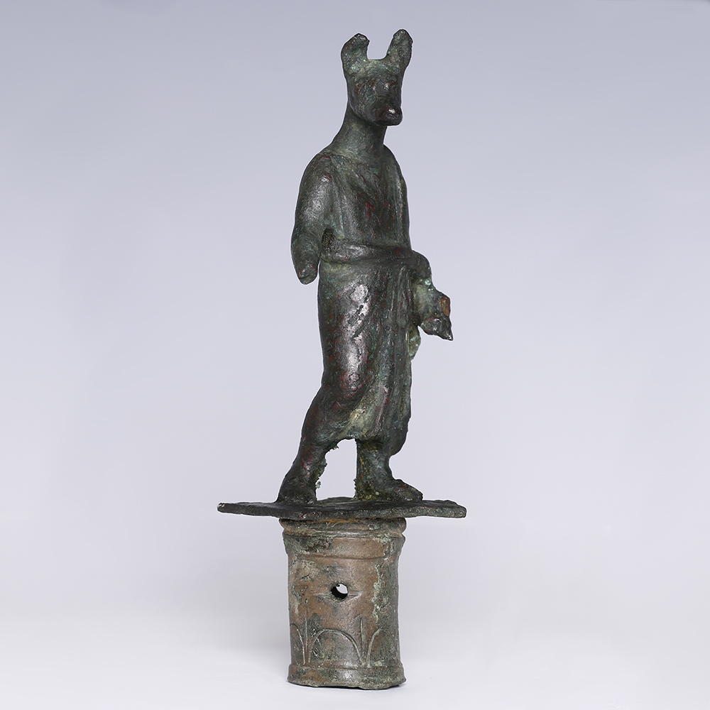 romano egyptian bronze statue hermanubis 6