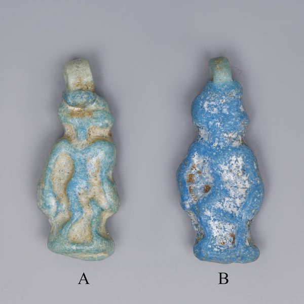 Egyptian Faience Amulets of Bes