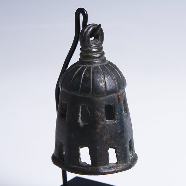 Roman Bronze Bell with Dark Patina