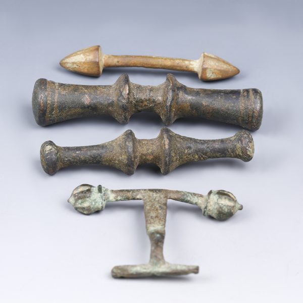 four celtic bronze toggles