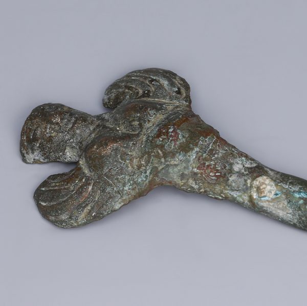 Greek Bronze Siren Casket Leg