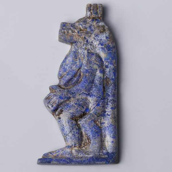 Ancient Egyptian Lapis Lazuli Taweret Amulet