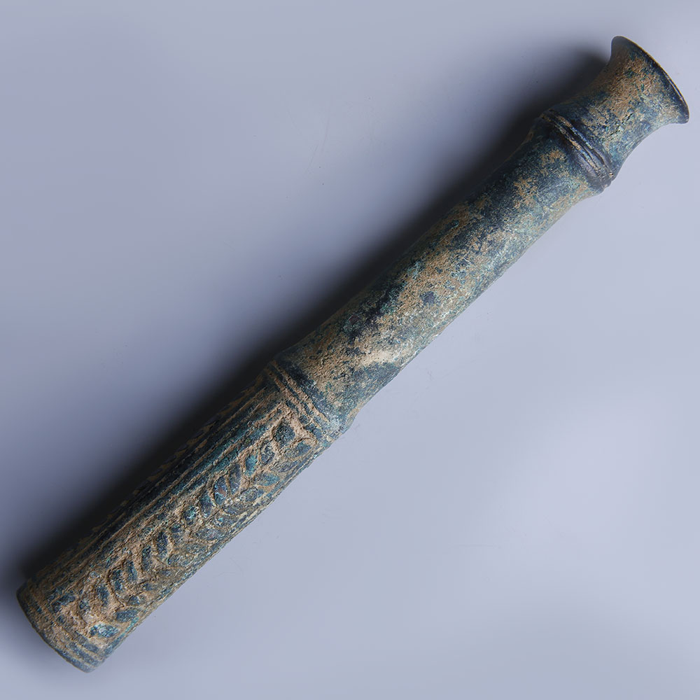 Luristan Decorated Bronze Ceremonial Macehead Luristan Decorated Bronze Ceremonial Macehead