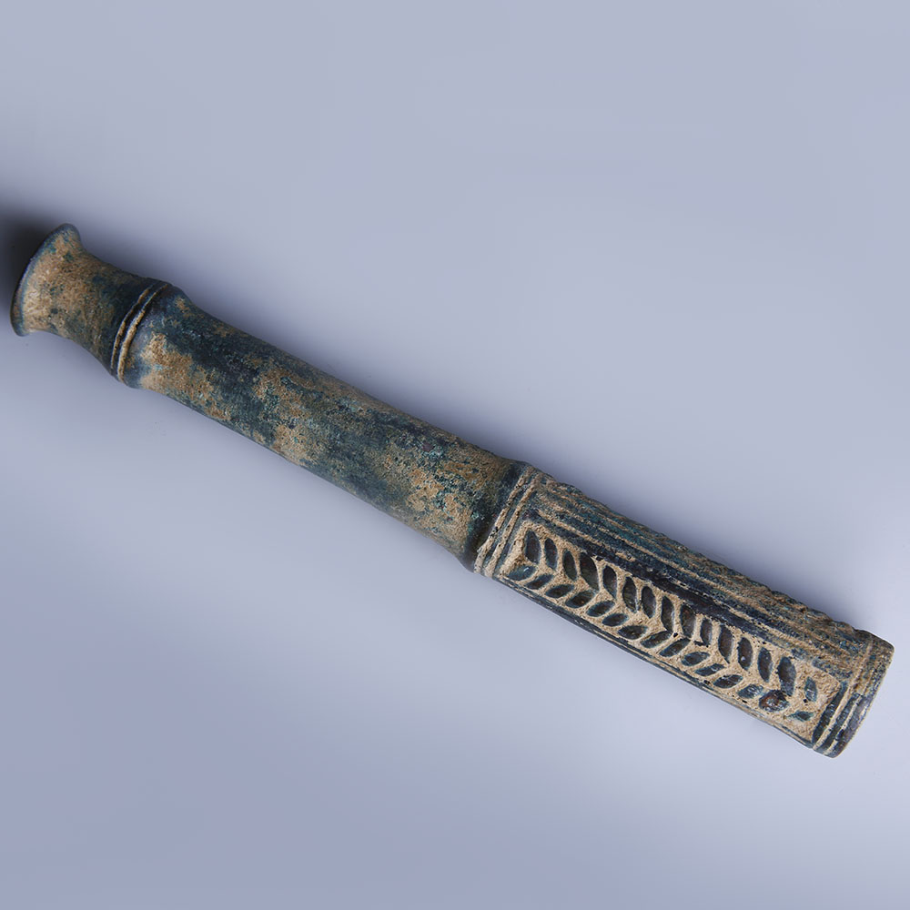 Luristan Decorated Bronze Ceremonial Macehead Luristan Decorated Bronze Ceremonial Macehead