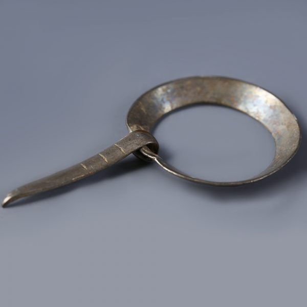 Medieval Silver Circular Brooch