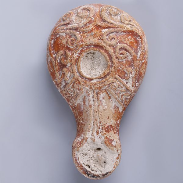 Greek Hellenistic Terracotta Oil Lamp