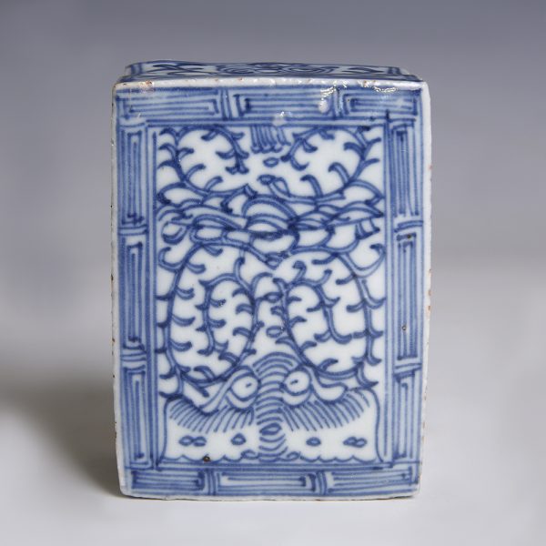 Chinese Qing Dynasty Blue and White Box