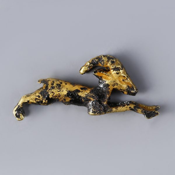 Egyptian Gold Ibex Amulet