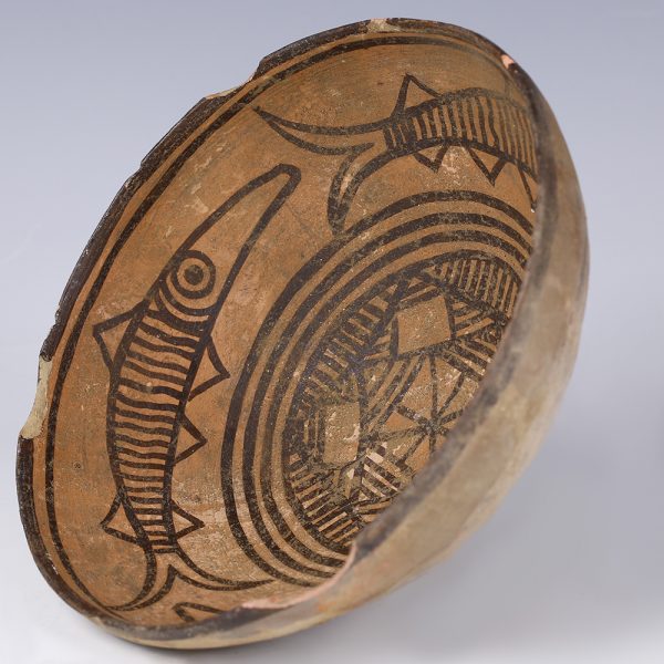Indus Valley Terracotta Polychrome Bowl