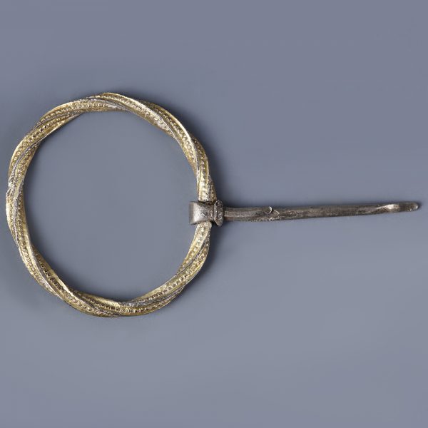 Medieval Annular Brooch with Original Pin
