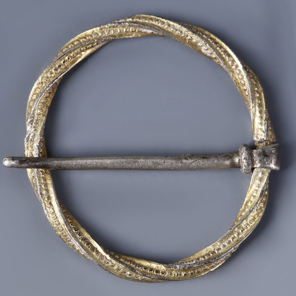 Medieval Annular Brooch with Original Pin