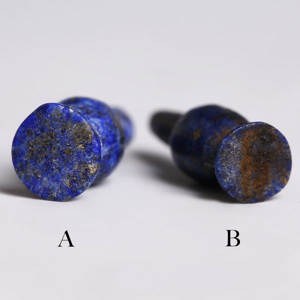 Selection of Ancient Egyptian Lapis Lazuli Poppy Amulets