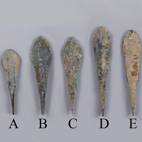 Selection of Anatolian Flat Arrowheads