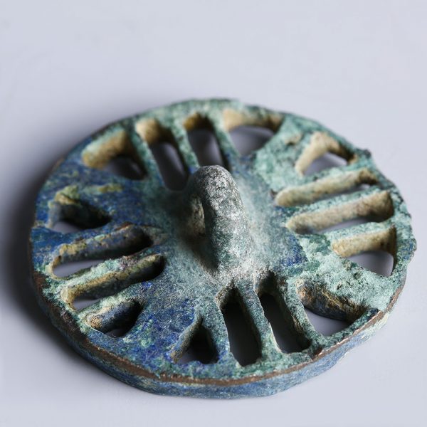 Bactrian Bronze Seal Stamp with Linear Pattern